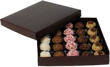 Caixa Para Transporte 25 Doces Castanha - 10 Unidades